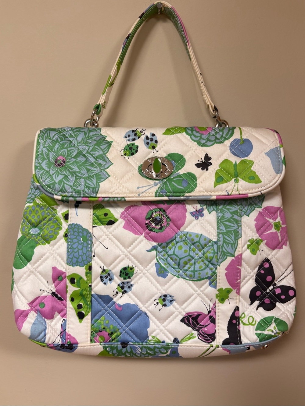 Vera Bradley Nicole Sateen Handbag
